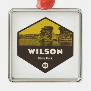 Wilson State Park Kansas Metalen Ornament