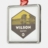 Wilson State Park Kansas Metalen Ornament (Links)