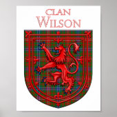 Wilson Tartan Scottish Play Lion Rampant Poster (Voorkant)