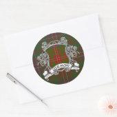 Wilson Tartan Shield Ronde Sticker (Envelop)