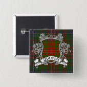 Wilson Tartan Shield Vierkante Button 5,1 Cm (Voorkant /achterkant)