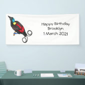 Wilson's cartoon van paradijzen spandoek (Beurs)