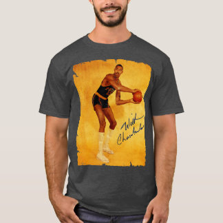 Wilt Chamberlain ontwerp van basketbal 1 T-shirt