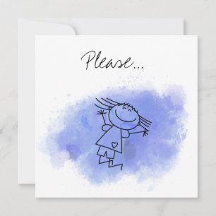 Wilt u alstublieft mijn Godparent zijn? Ontwerpkaa Kaart