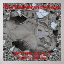 "Wilt u wat" Poster van 60 cm x 60 cm