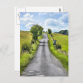 Wiltshire Country Lane briefkaart (Voorkant / Achterkant)