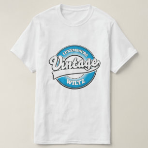 Wiltz Luxembourg retro logo T-shirt