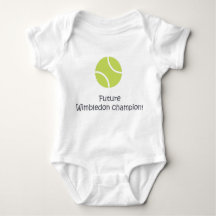 Wimbledon champion leuk baby tennis bodysuit