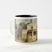 Wimbledon Park, van R. Ackermann's (1764-1834) Tweekleurige Koffiemok (Voorkant links)