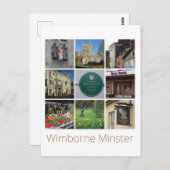 Wimborne Minster Briefkaart (Voorkant / Achterkant)