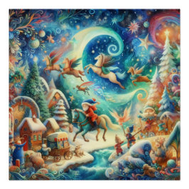 Wimesical World of a Childs Dream Perfect Poster