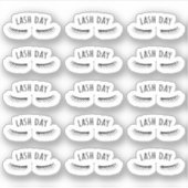 Wimper Afspraak Schoonheidssalon Bujo Planner Sticker (Voorkant)