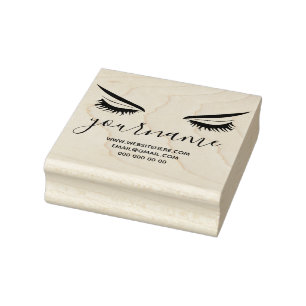 Wimper extensie rubberstempel