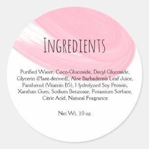 Wimper extensies Wimpers Pink Lash Bad Ingrediente Ronde Sticker