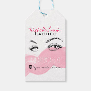 Wimper extensies Wimpers Wenkbrauw Roze Wimper Naz Cadeaulabel