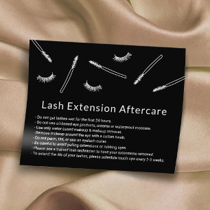 Wimper Extensions Visagist Schattige Nazorg Flyer
