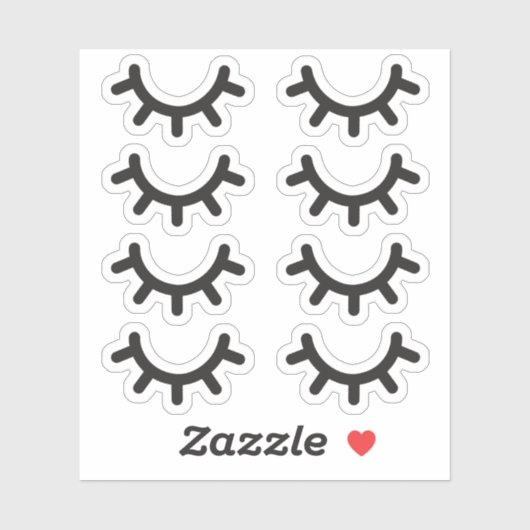 Wimper stickers (Vel)