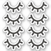 Wimper stickers (Voorkant)