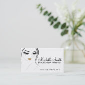 Wimper verlengingen Face long lashes Visitekaartje (Staand voorkant)