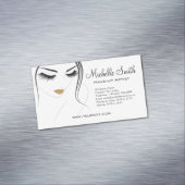 Wimperextensions Face long lashes Magnetisch Visitekaartje (Voorbeeld)