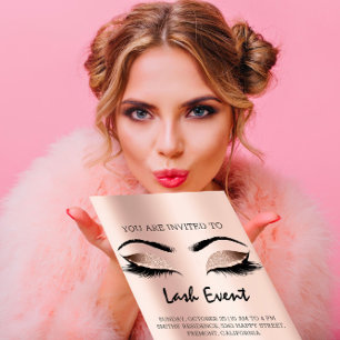 Wimpers Make-up Schoonheidsbehandeling Evenement R Poster