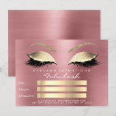 Wimpers Rode Boon Roze Goud Make-up Certificaat Ca (Voorkant / Achterkant)