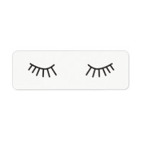 Wimpers stickers, schattig gezicht stickers