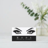 Wimpers, Wenkbrauwen, Microblading, Visitekaartje (Staand voorkant)