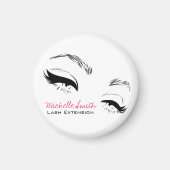 Wimpers wenkbrauwen Permanent Make-up Artiest Ogen Magneet (Voorkant)