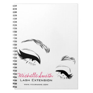 Wimpers wenkbrauwen Permanent Make-up Artiest Ogen Notitieboek