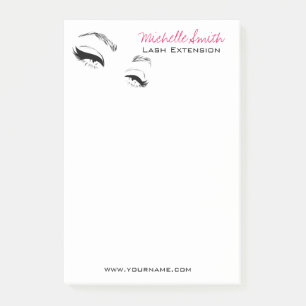 Wimpers wenkbrauwen Permanent Make-up Artiest Ogen Post-it® Notes
