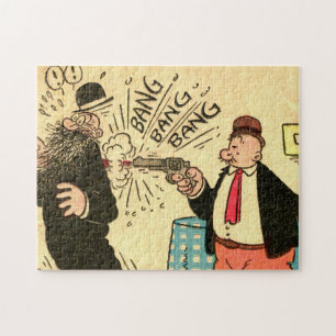 "Wimpy Ventilates a Bad Guy" Jigzaag Puzzle Legpuzzel