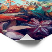 Wimsical kerstviering perfect poster (Hoek)