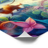 Wimsical tuin perfect poster (Hoek)