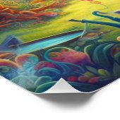 Wimsical tuin perfect poster (Hoek)