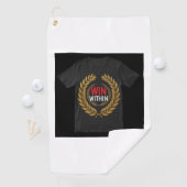 Win binnen." " golfhanddoek (Insitu)