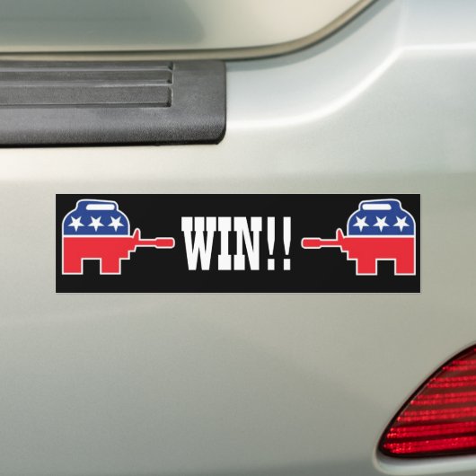 WIN BUMPERSTICKER (Op auto)