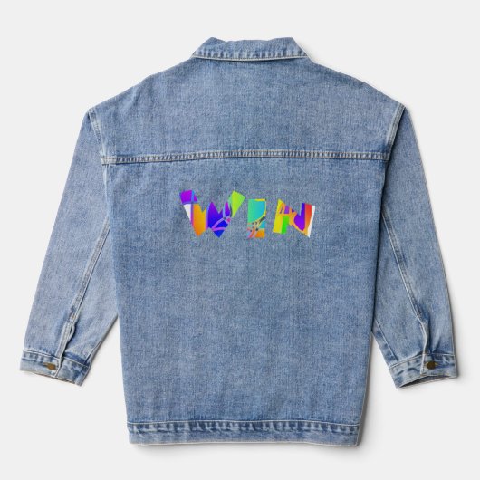 WIN DENIM JACKET (Achterkant)