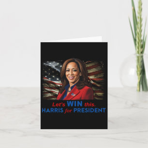 Win deze Harris voor President Kamala Harris 2024 Kaart