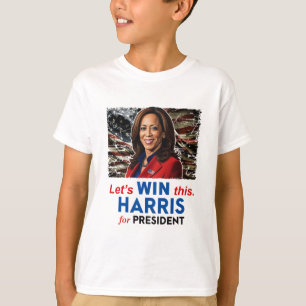 Win deze Harris voor President Kamala Harris 2024  T-shirt