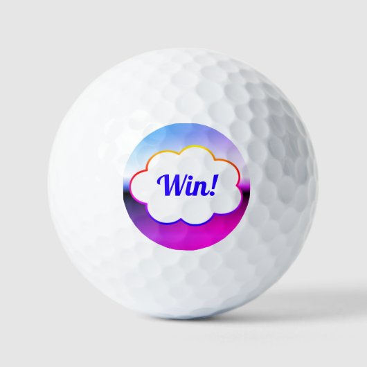 Win! Golf Balls Golfballen (Voorkant)