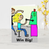 Win Groot! Kaart (Gele Bloem)