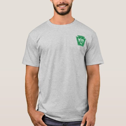 WIN Logo Men’s t-shirt with QR code on back (Devant)