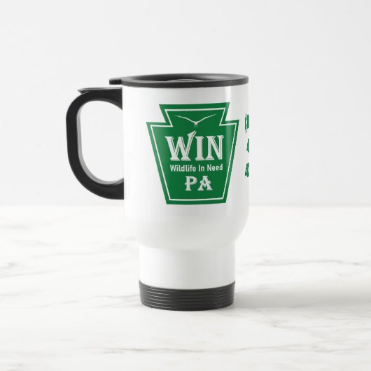 WIN Logo Travel Mug (Gauche)