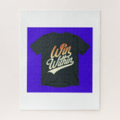 "Win van binnen" Legpuzzel (Verticaal)