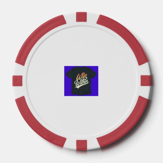"Win van binnen" Poker Chips (Voorkant)