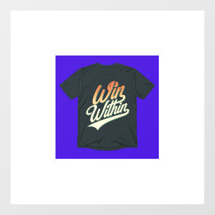 "Win van binnen" Raamsticker