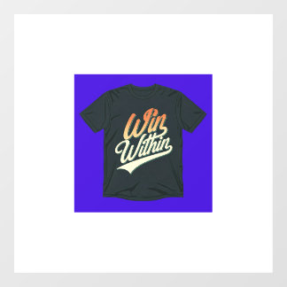 "Win van binnen" Raamsticker