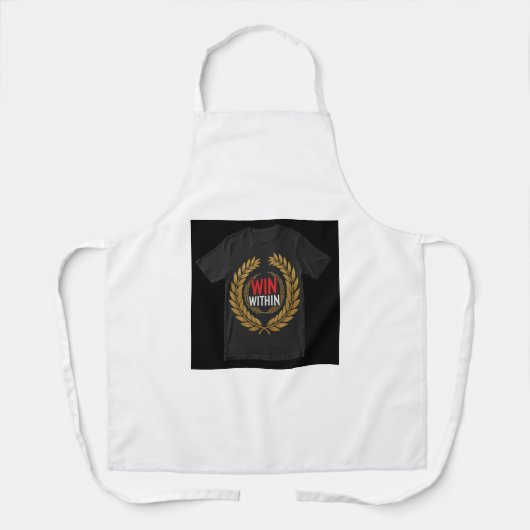 "Win van binnen" Schort (Voorkant)
