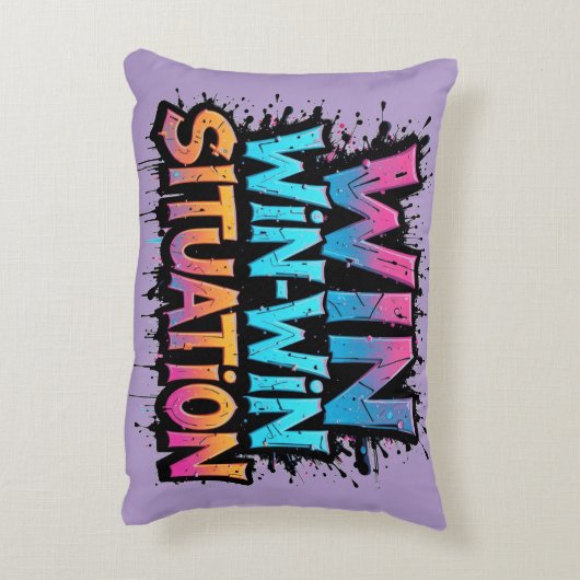 WIN-WIN Situation Accent Kussen (Achterkant (Verticaal))